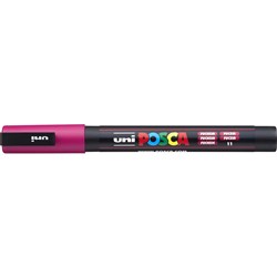 Uni Posca PC-3M Paint Marker Fine 1.3mm Bullet Tip Fuchsia