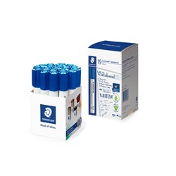 Staedtler 351 Lumocolor Whiteboard Marker Bullet 2mm Blue Cup Of 19