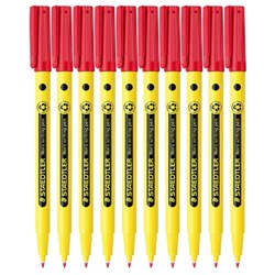 Staedtler Noris 307 Writing Pen Fine 0.6mm Red