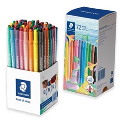 Staedtler Noris 221 Wax Twister Crayons Assorted Cup Of 72