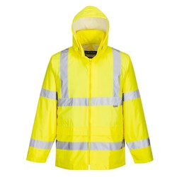 Portwest Hi-Vis Rain Jacket Small Yellow