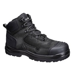 Portwest Apex Composite Mid Boot S3S Heat Slip Fuel Oil Water Resistant Size 42 Black