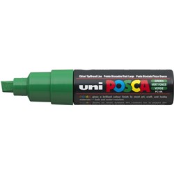 Uni Posca PC-8K Paint Marker Broad 8mm Chisel Tip Green