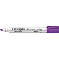 Staedtler 351B Lumocolor Whiteboard Marker Chisel 2-5mm Violet Pack of 10