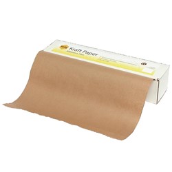 Marbig Enviro Kraft Paper Roll In Dispenser Recycled 500mm x 70m 65gsm Brown