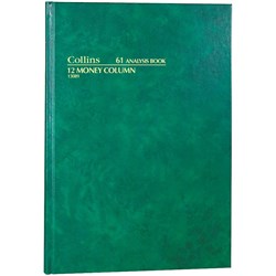 Collins Analysis 61 Series A4 12 Money Column Green