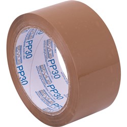 Stylus PP30 Packaging Tape 48mm x 75m Brown Pack of 6