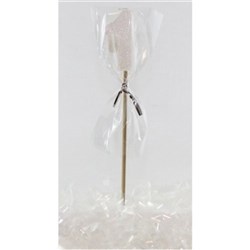Alpen Candle Number Glitter No. 1 White