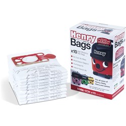 Numatic Nvm-1CH HepaFlo Dust Bags Pack of 10 for Henry and Hetty Vacuums