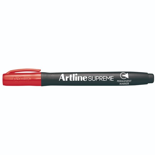 ARTLINE SUPREME PERMANENT MARKER RED INDIVIDUAL